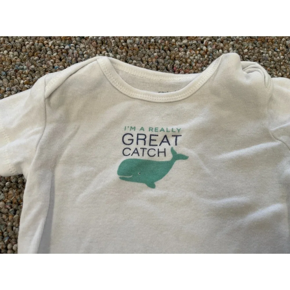Carter's Boys Whale Mommy's First Mate 3-Piece Set 6M
